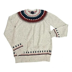 American Eagle Outfitters Cotton Blend Crew Neck Pull Over Sweater Mens Size LT